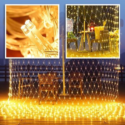 Instalatie de Craciun tip Plasă cu LED-uri | LUMONET