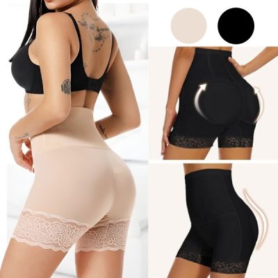 Chiloți modelatori cu talie înaltă - Set de 2 (Negru + Bej) | LACYFIT